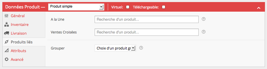 Les produits liés