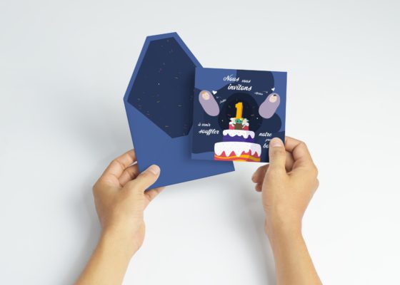 Faire part anniversaire enfant